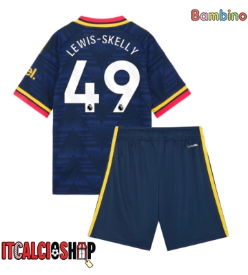Arsenal Myles Lewis-Skelly #49 Seconda Maglia Bambino 2026-27 Manica Corta (+ Pantaloni corti)